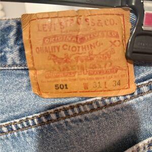 Levi's 501, W31,  L34